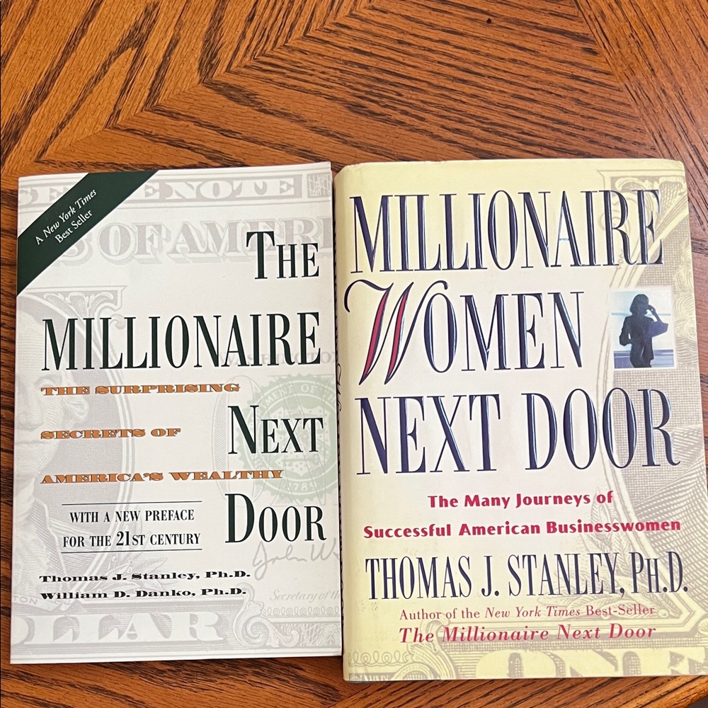NWT-Millionaire Next Door and Millionaire Women Next Door Book Set